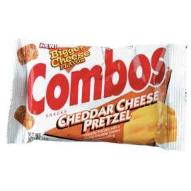 Combos Cheddar Cheese Pretzel Crackers 1.8 oz Packet