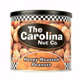 The Carolina Nut Company Honey Roasted Peanuts 12 oz Can
