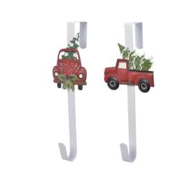 Decoris Pick-up Truck with Tree Wreath Hook