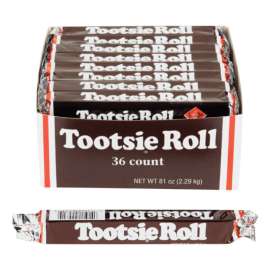 Tootsie Roll Chocolate Chewy Candy 2.25 oz