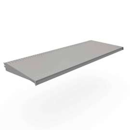 Lozier 1 in. H X 48 in. W X 19 in. L Powder Coated Silver DL Style Shelf 2 pk