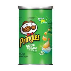 Pringles Sour Cream & Onion Chips 1.4 oz Can