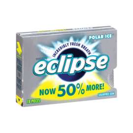 Eclipse Sugar Free Polar Ice Chewing Gum 18 pc