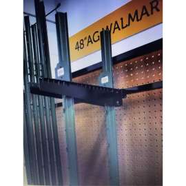 Black Metal Fence Post Holder