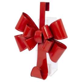 Gerson Red Door Wreath Hanger Indoor Christmas Decor 21.2 in.