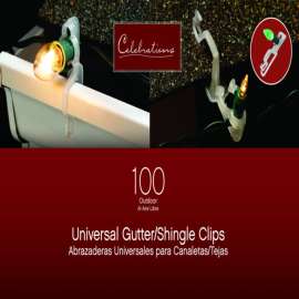 Celebrations Outdoor Light Clip 100 ct