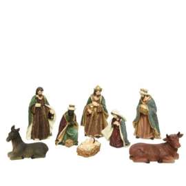 Decoris Assorted Nativity Figures Indoor Christmas Decor