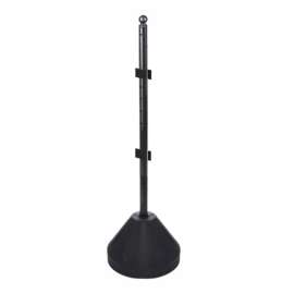 BOPIS Beacon Black Pole and Base Set 1 pk