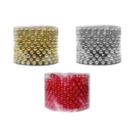 Celebrations Assorted Bead Garland Indoor Christmas Decor 4.5 in.