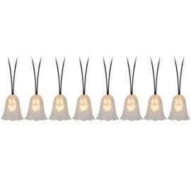Gemmy 2.9528 in. LED Prelit Musical Ghosts Light String Halloween Decor