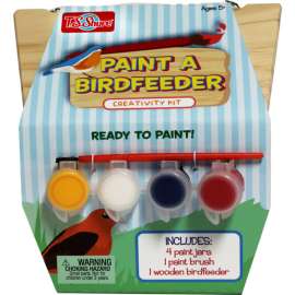 T.S. Shure Paint A Bird House Kit Wood Brown 6 pc