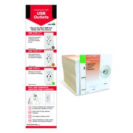Retail First Inc USB Outlet Aisle Marker Sign Kit