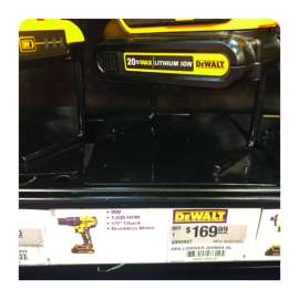 5 in. H Power Tools POP Card Set Card Stock