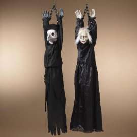 Gerson 53 in. Lighted Animated Hanging Figurine Halloween Decor