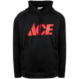 Artcraft L Unisex Long Sleeve Black Hooded Sweatshirt