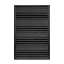 Lavi NeXtrac 48 in. H X 1 in. W X 24 in. L Matte Black Slatwall End Cap