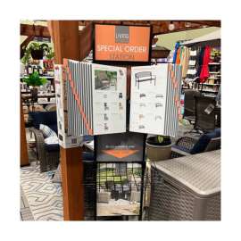 Retail First Inc Assorted Outdoor Living Flip Book 2023 Signage Kit Plastic