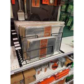 Retail First Inc 13 in. H X 25 in. W X 22 in. L Black Grill Grate/Liner Display Metal