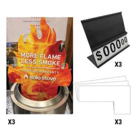 Retail First Inc Assorted Solo Stove Signage Kit Plastic