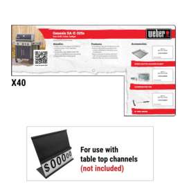 Retail First Inc Assorted Grilling POP Card Set Plastic