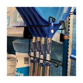 Retail First Inc Black Pool - Leaf Skimmer Display Board Brackets Metal