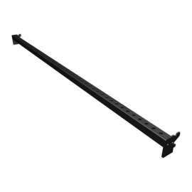 2.375 in. H X 2.25 in. W X 48 in. L Black Metal Display
