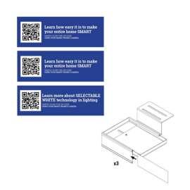 Retail First Assorted Lighting Sign Kit - Winter 2022 Signage Kit Metal/Styrene