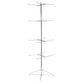 Dyno Silver 4 Tier 4 Sided Display Steel