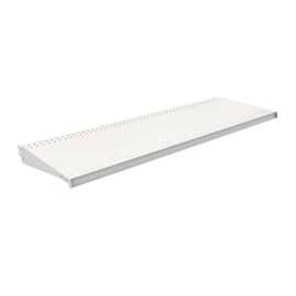 Lozier 1 in. H X 48 in. W X 16 in. L Powder Coated Cool White DL Style Shelf 2 pk