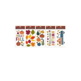 Impact Innovations 12 in. Harvest Gel Clings Fall Decor