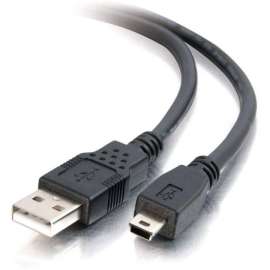 C2G 1m (3ft) USB Cable, USB A to Mini B, M/M, Type A Male, Mini Type B Male USB