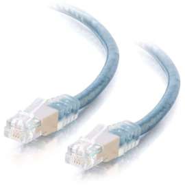 C2G 6ft RJ11 High Speed Internet Modem Cable, RJ-11 Male, RJ-11 Male, 6ft, Transparent Blue