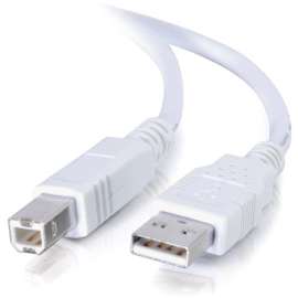 C2G 3m USB Cable, USB A to USB B Cable, Type A Male, Type B Male, 10ft