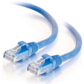 C2g 10FT CAT6 BLUE GIGABIT PATCH CABLE MOLDED SNAGLESS