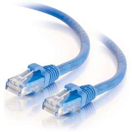 C2g 25FT CAT6 BLUE GIGABIT PATCH CABLE MOLDED SNAGLESS