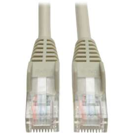 Tripp Lite 10ft Cat5e / Cat5 350MHz Snagless Patch Cable RJ45 M/M Gray 10', 10ft, 1 x RJ-45 Male, 1 x RJ-45 Male, Gray