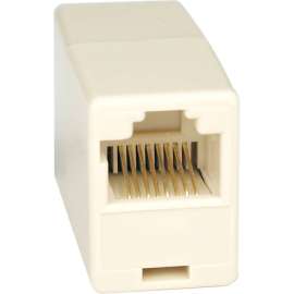 Tripp Lite Straight Through Modular In-line Coupler Telephone RJ45 F/F, 1 x RJ-45 Female, 1 x RJ-45 Female