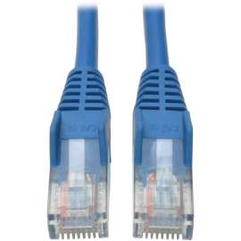 Tripp Lite 10' Cat5e Cat5 350MHz Blue Snagless Molded Patch Cable RJ45 M/M, 10ft, 1 x RJ-45 Male, 1 x RJ-45 Male, Blue