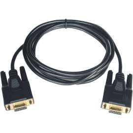 Tripp Lite Null Modem Serial DB9 Serial Cable (DB9 F/F) 6 ft. (1.83 m), DB-9 Female, DB-9 Female, 6ft