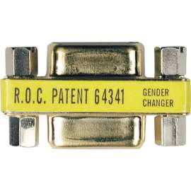 Tripp Lite Comapct Gold DB9 Gender Changer Adapter Connector DB9 M/M, 1 x DB-9 Male, 1 x DB-9 Male