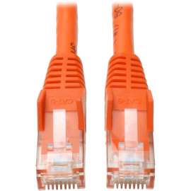 Tripp Lite 7ft Cat6 Gigabit Snagless Molded Patch Cable RJ45 M/M Orange 7', 7ft, 1 x RJ-45 Male, 1 x RJ-45 Male, Orange