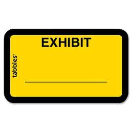 Tabbies Color-coded Legal Exhibit Labels