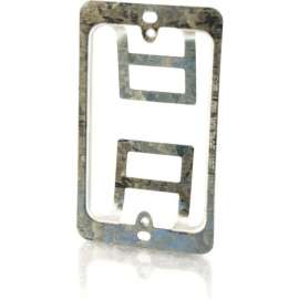 C2G Single Gang Wall Plate Mounting Bracket, Silver