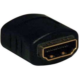 Tripp Lite HDMI Compact Gender Changer Adapter Coupler HDMI Female / Female, 1 x HDMI Female Digital Audio/Video, 1 x HDMI Female Digital Audio/Video, Black