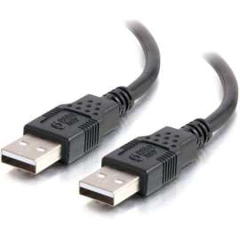 C2G 1m USB Cable, USB A to USB A, M/M, Type A Male USB, Type A Male USB