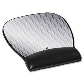 3M Gel Mouse Pad, 0.75" x 8.75" x 9.75" Dimension, Black, Gel, 1 Pack