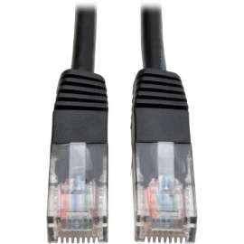 Tripp Lite 1ft Black Cat5e or Cat5 Molded 350Mhz RJ45 UTP Patch Cable 1', 1ft, Black