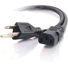 C2G 2ft Universal Power Cord, 16 AWG, NEMA 5-15P to IEC320C13, 2ft 16 AWG Universal Power Cord (NEMA 5-15P to IEC320C13) (TAA Compliant)