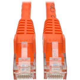 Tripp Lite 2ft Cat6 Gigabit Snagless Molded Patch Cable RJ45 M/M Orange 2', 61cm, 1 x RJ-45 Male, 1 x RJ-45 Male, Orange