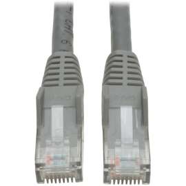 Tripp Lite 20ft Cat6 Gigabit Snagless Molded Patch Cable RJ45 M/M Gray 20', Category 6, 20ft, 1 x RJ-45 Male, 1 x RJ-45 Male
